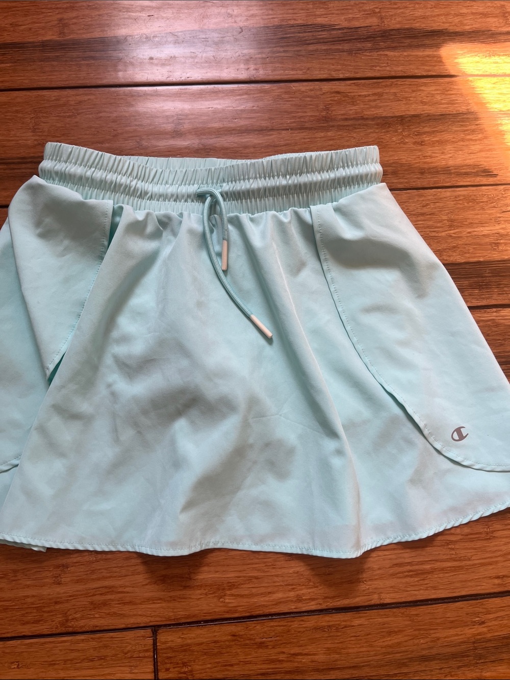 Champion Mint Green Circle Skirt with Drawstring Waist